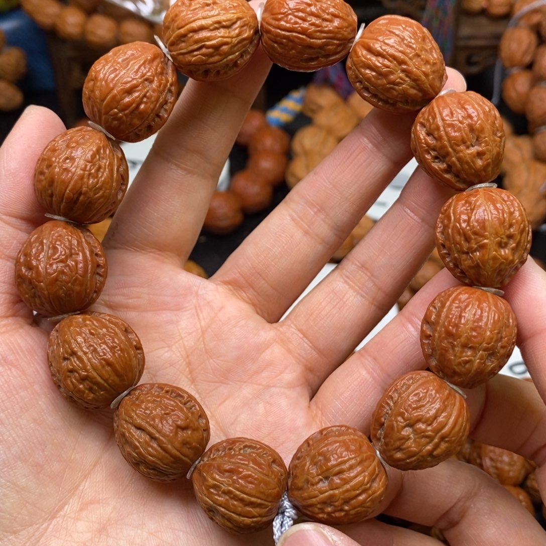 桃核手串小钱袋子
