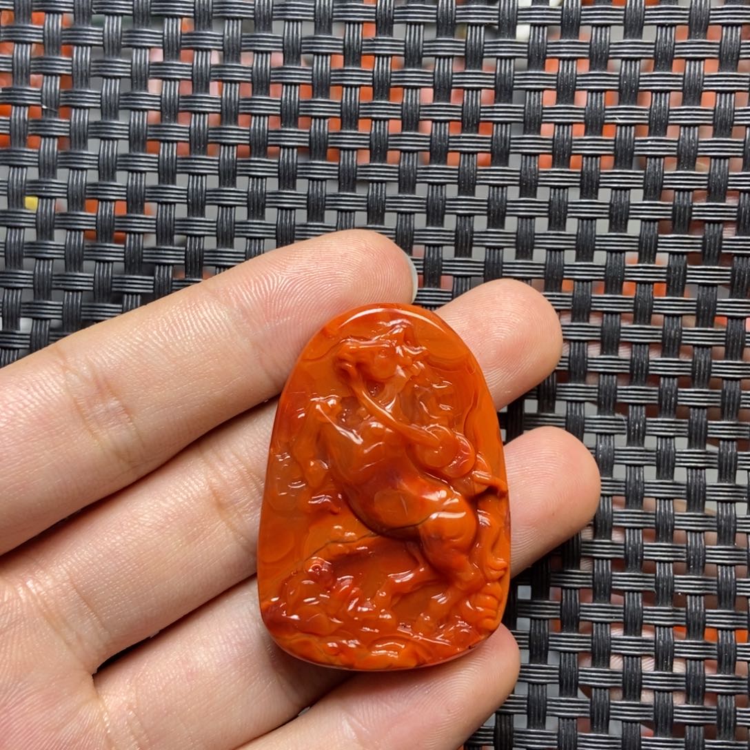 提***苏南红玛瑙未镶嵌吊坠(不含链)