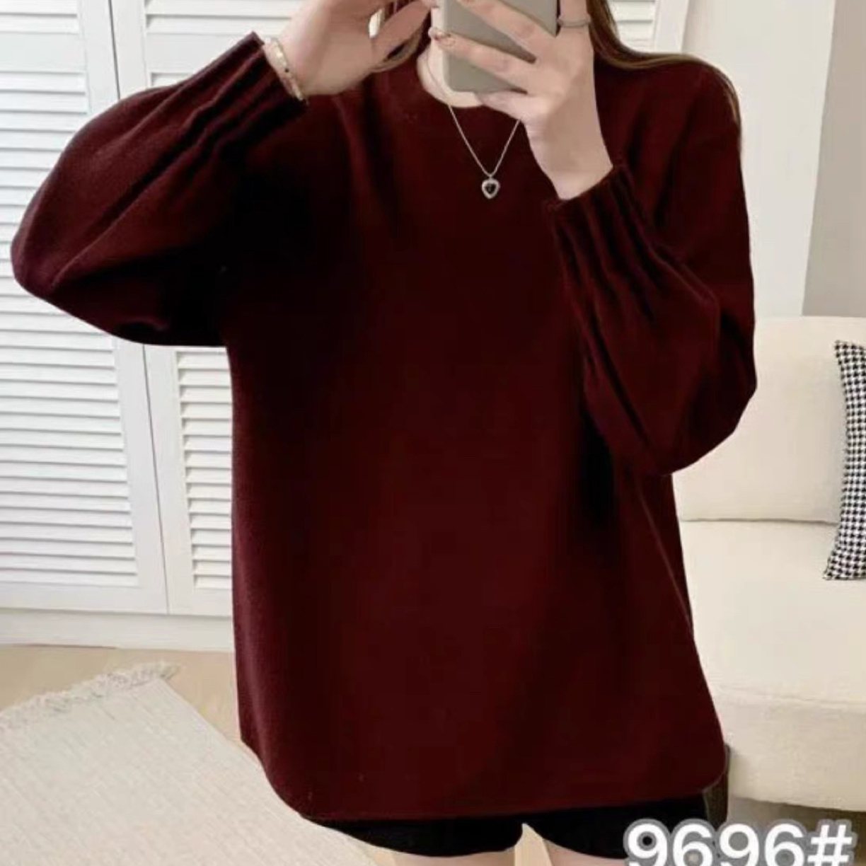  [ W i F i ]9696冬装新款高品气质中长款毛衣（衣长 71）