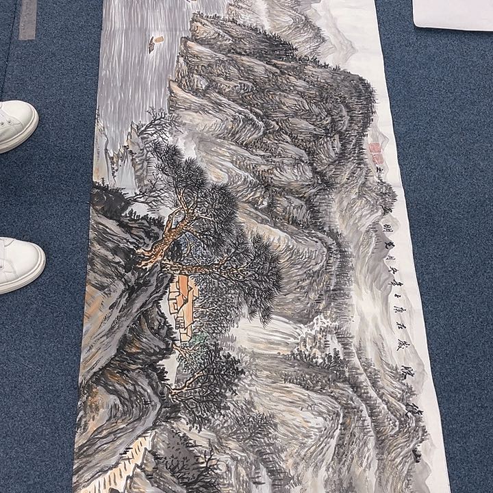 国画纯手绘字画宣纸