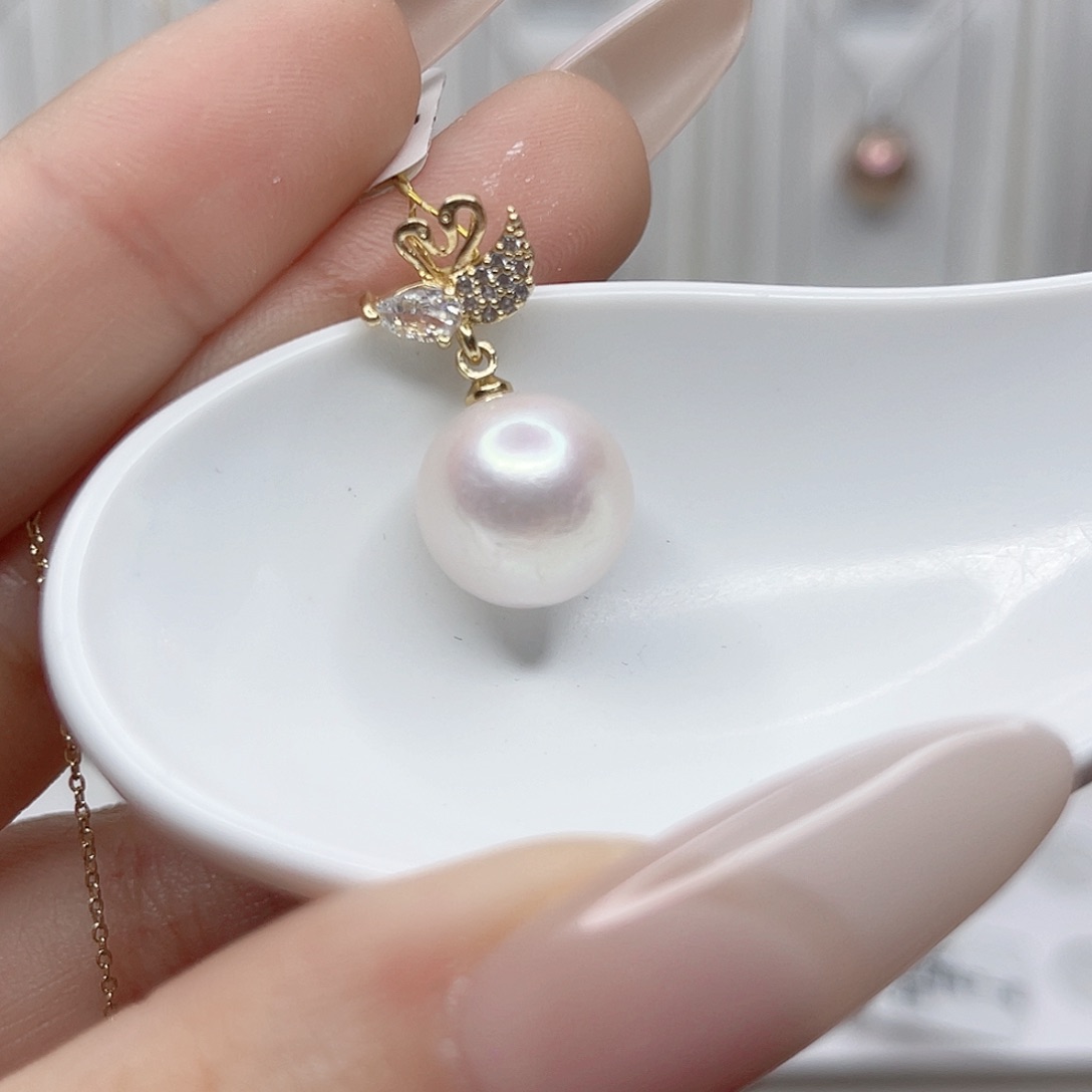 淡水珍珠未镶嵌吊坠(赠链)