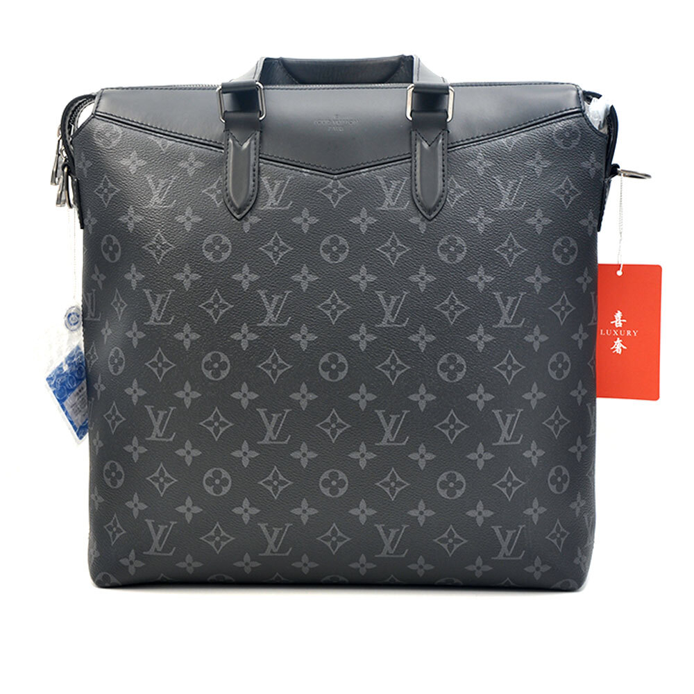 99新 LouisVuitton/路易威登 99新黑武士肩带托特包33＊35/99894