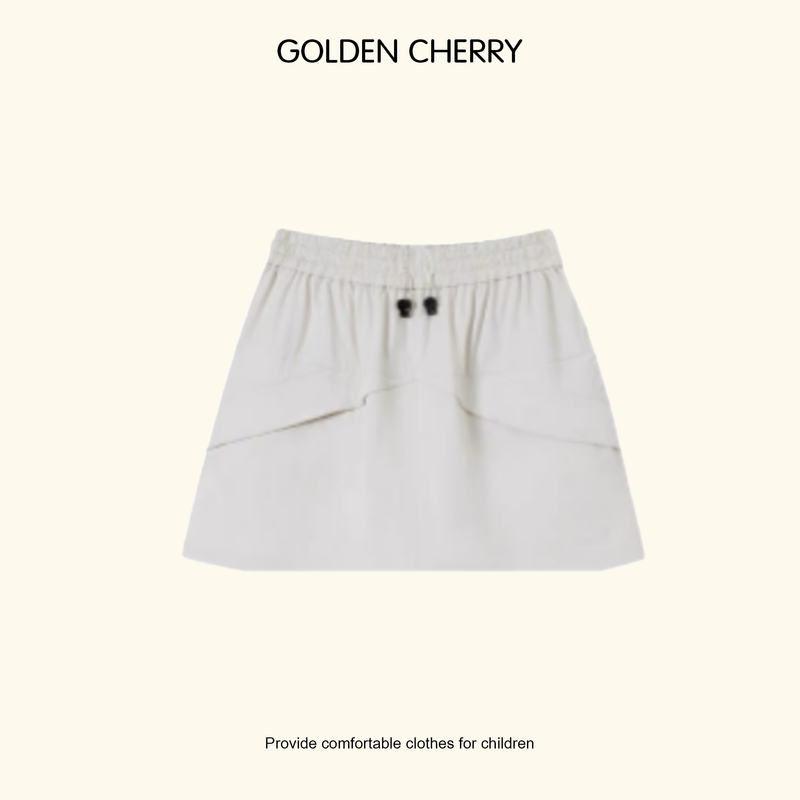 【金樱桃Golden cherry】亲子收紧高腰洋气百搭短裤C05Q22