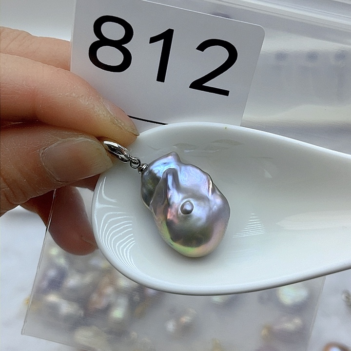 淡水珍珠颈饰银S925镶嵌