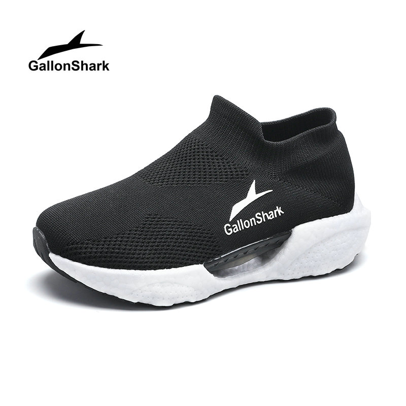 戈伦鲨轻奢舒肤跑步散步透气男女减震轻便软底休闲运动户外健步鞋