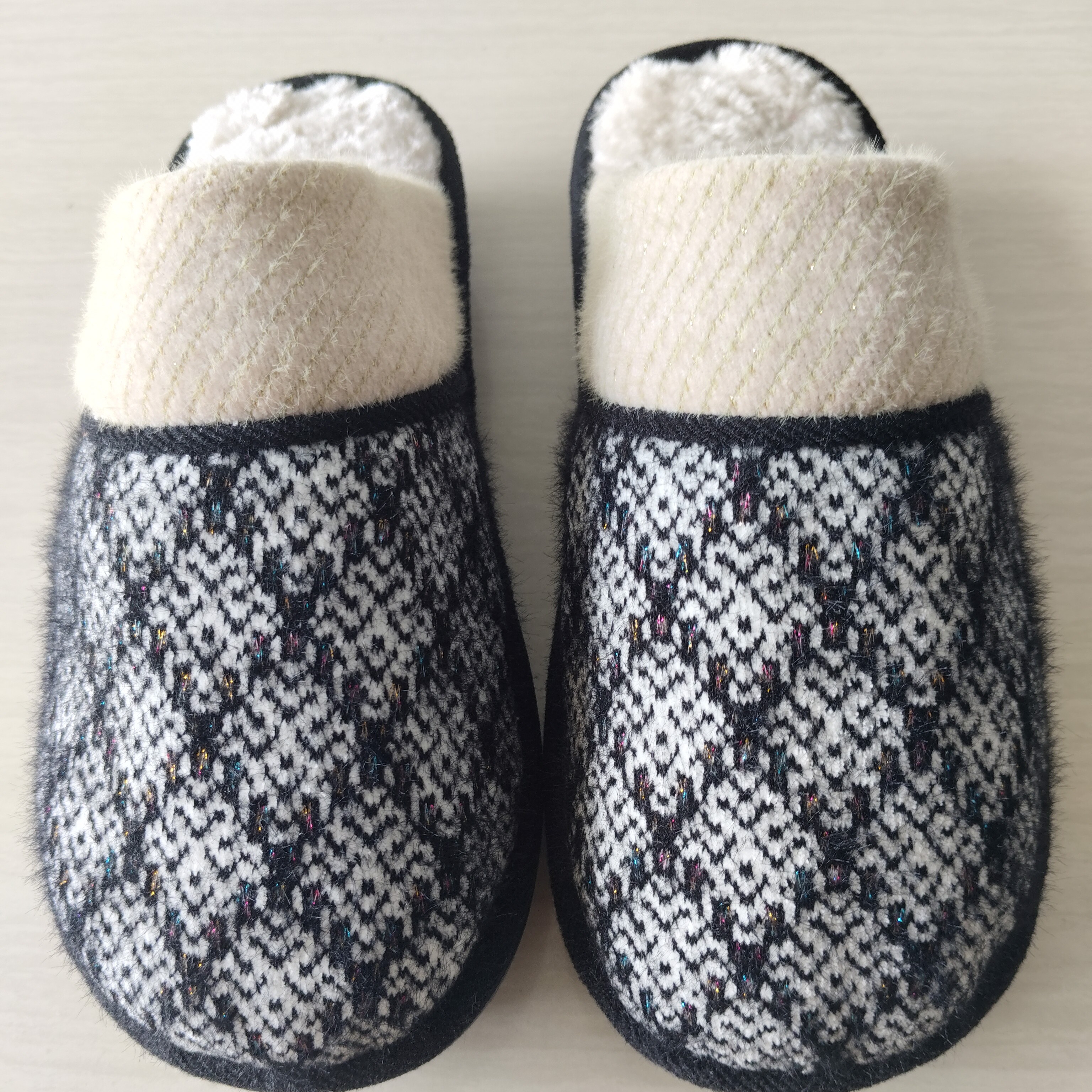 25新款手工DIY秋冬加厚加绒防滑棉拖鞋男女外穿居家保暖