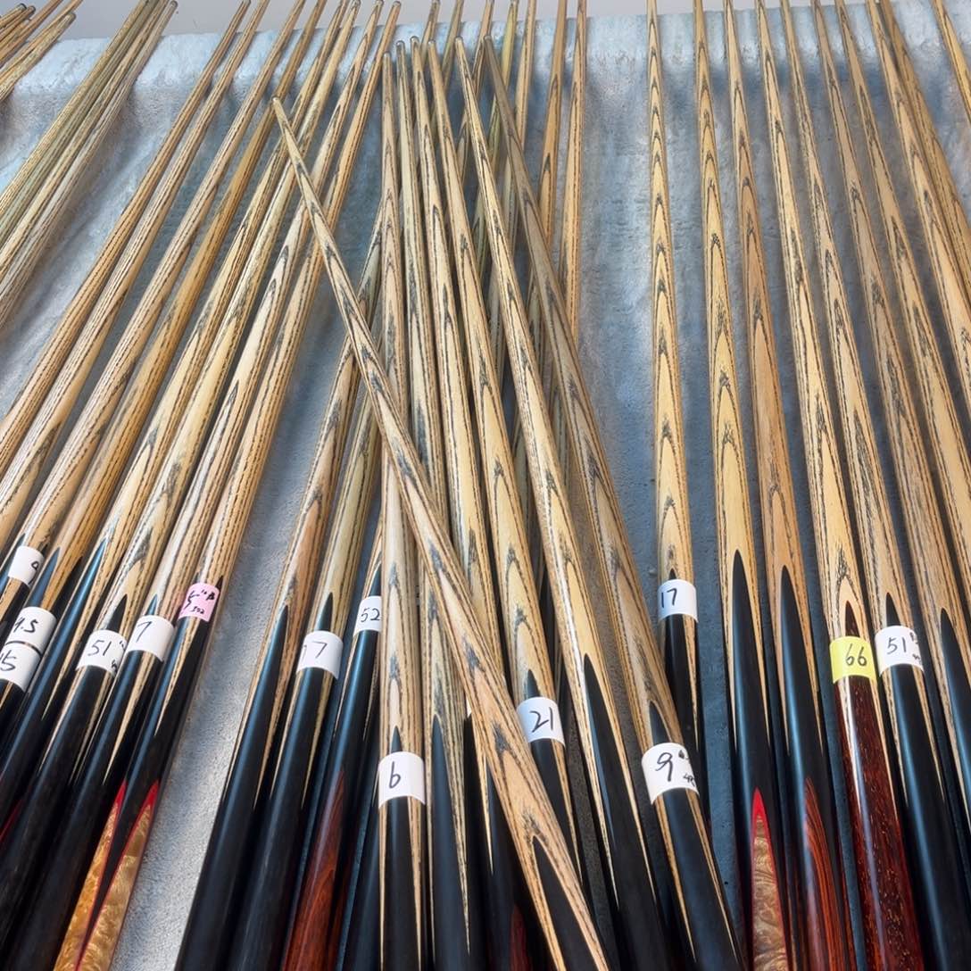 K***部白蜡木长款斯诺克黑通