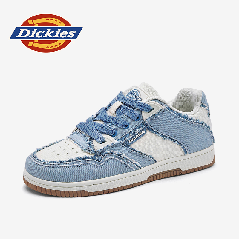 Dickies2025年新款秋季百搭户外男鞋增高低帮鞋防滑休闲帆布板鞋