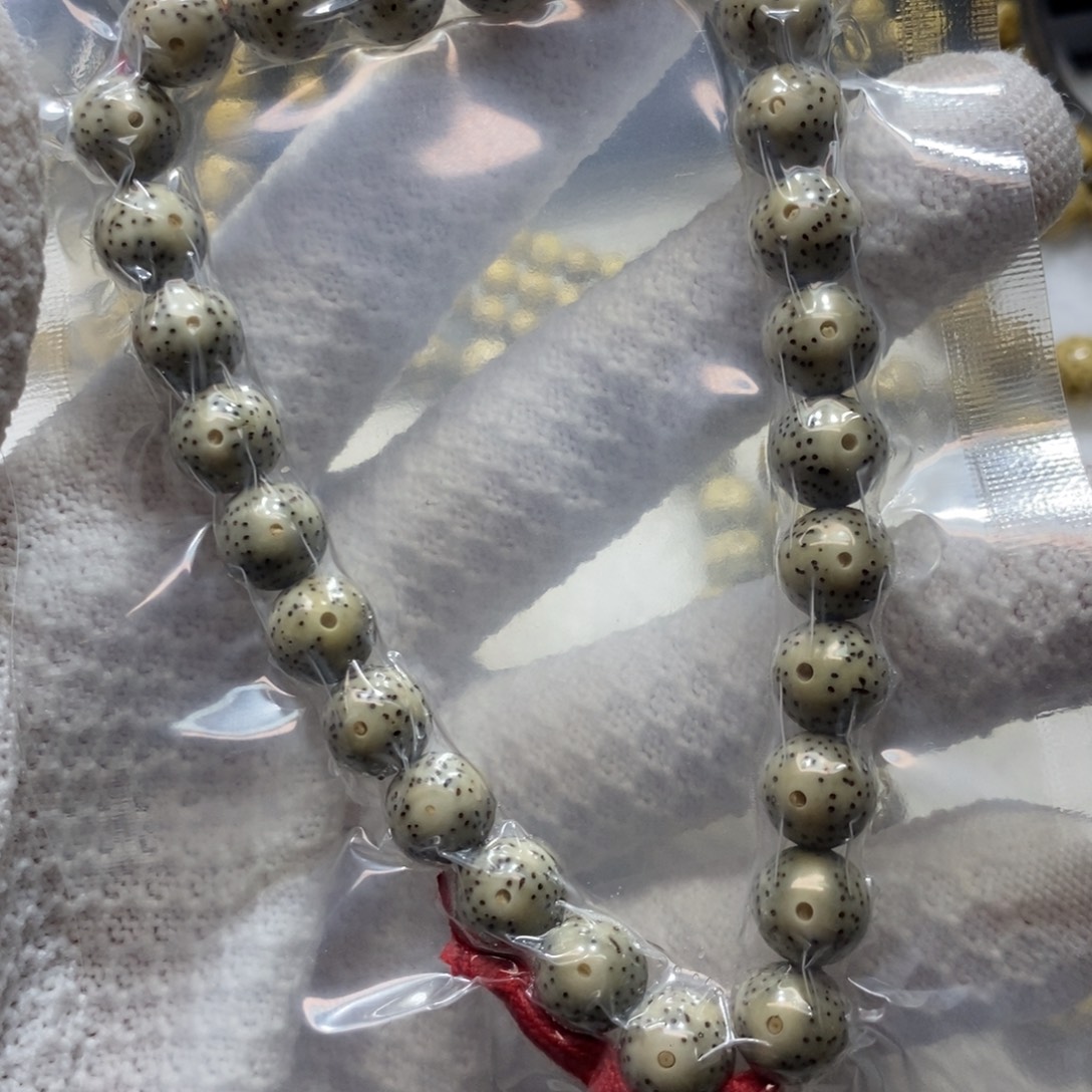 手串星月菩提瓷白9圆