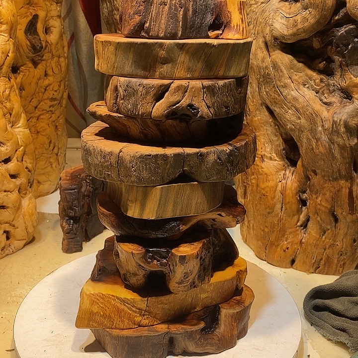 木天然老枣木底座底座