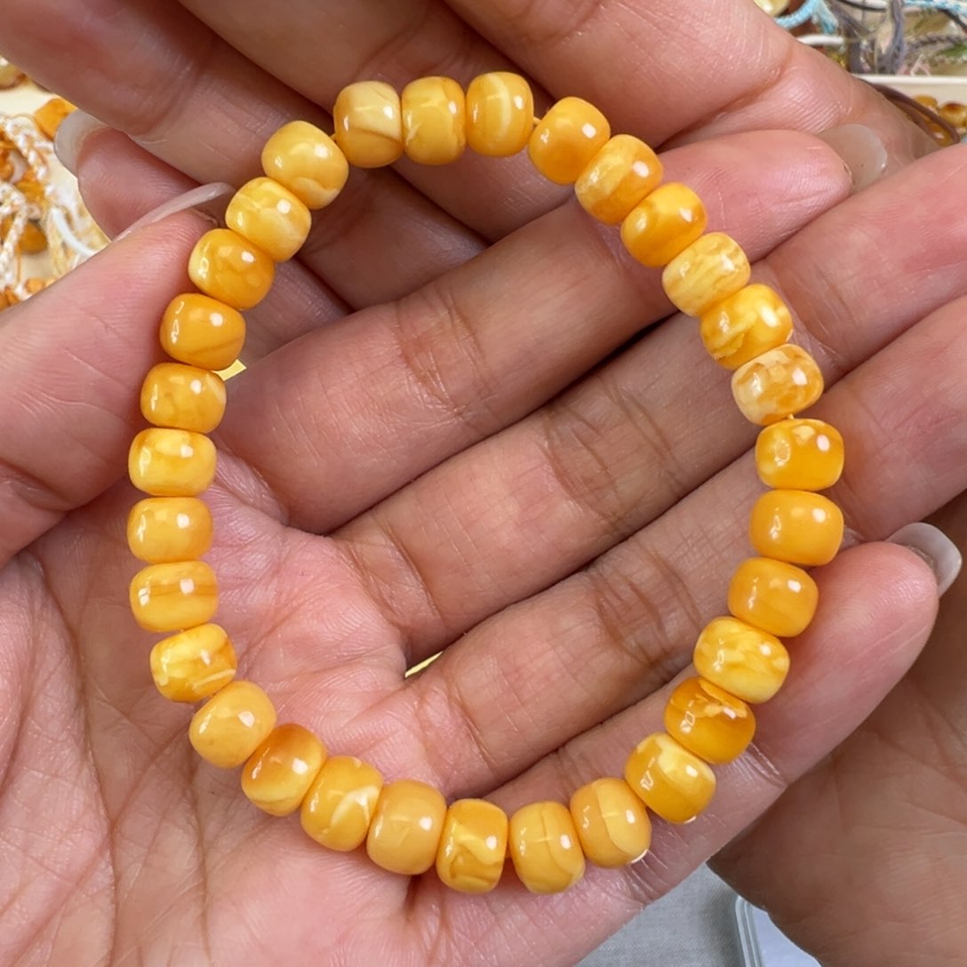 琥珀裸石未镶嵌蜜蜡