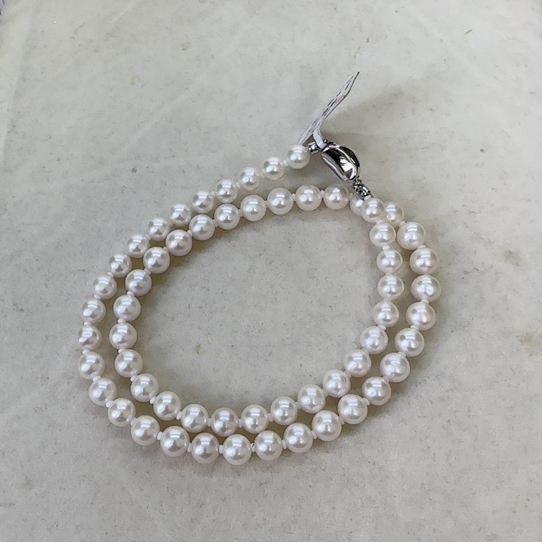 淡水珍珠项链银S925镶嵌