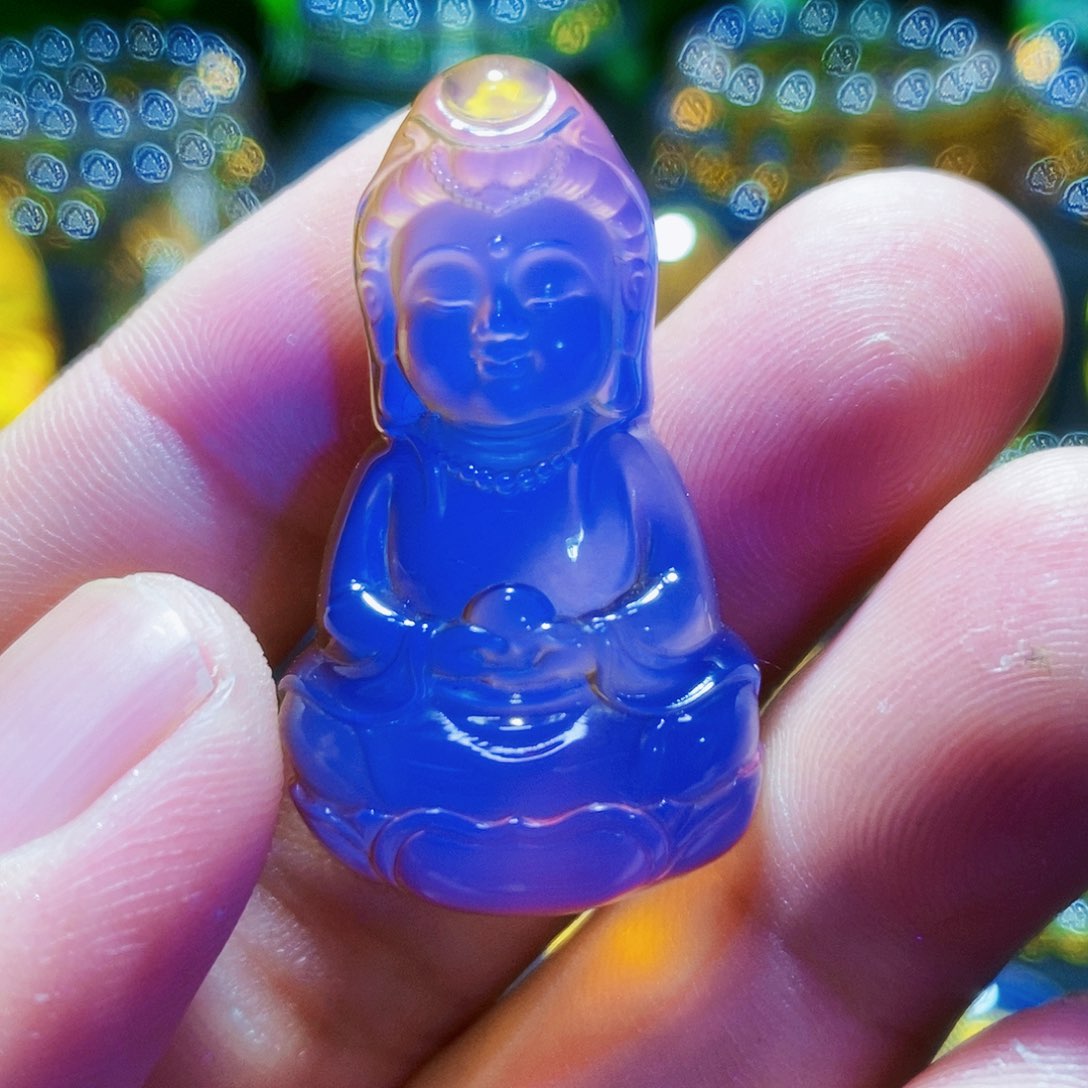 【闪购商品】蓝珀吊坠(不含链)未镶嵌