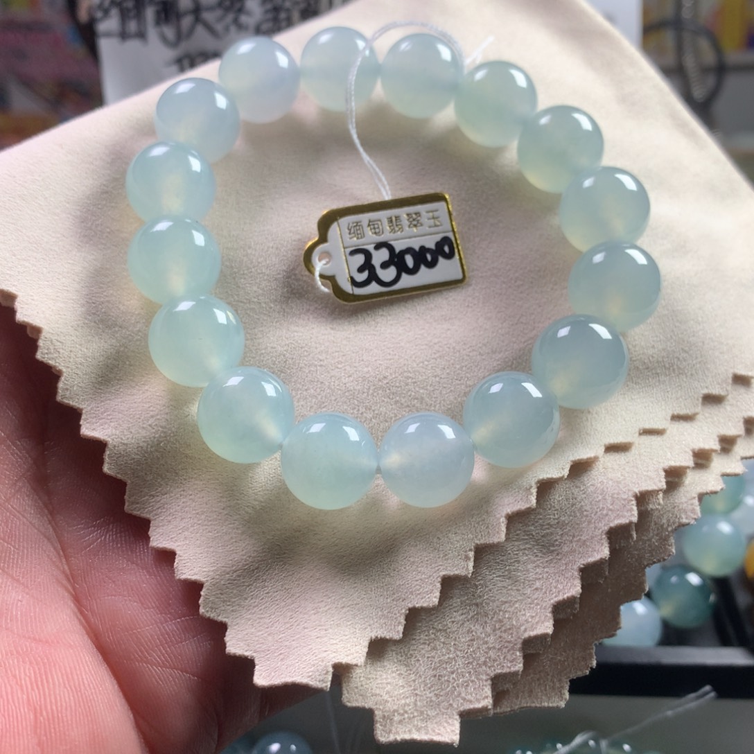 定制翡翠未镶嵌卡13.8 16颗