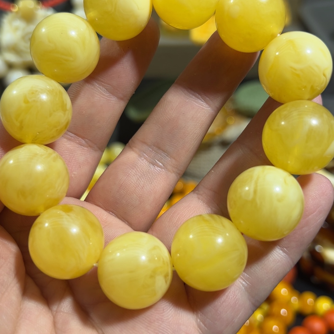 未镶嵌蜜蜡手链卡2.0➕