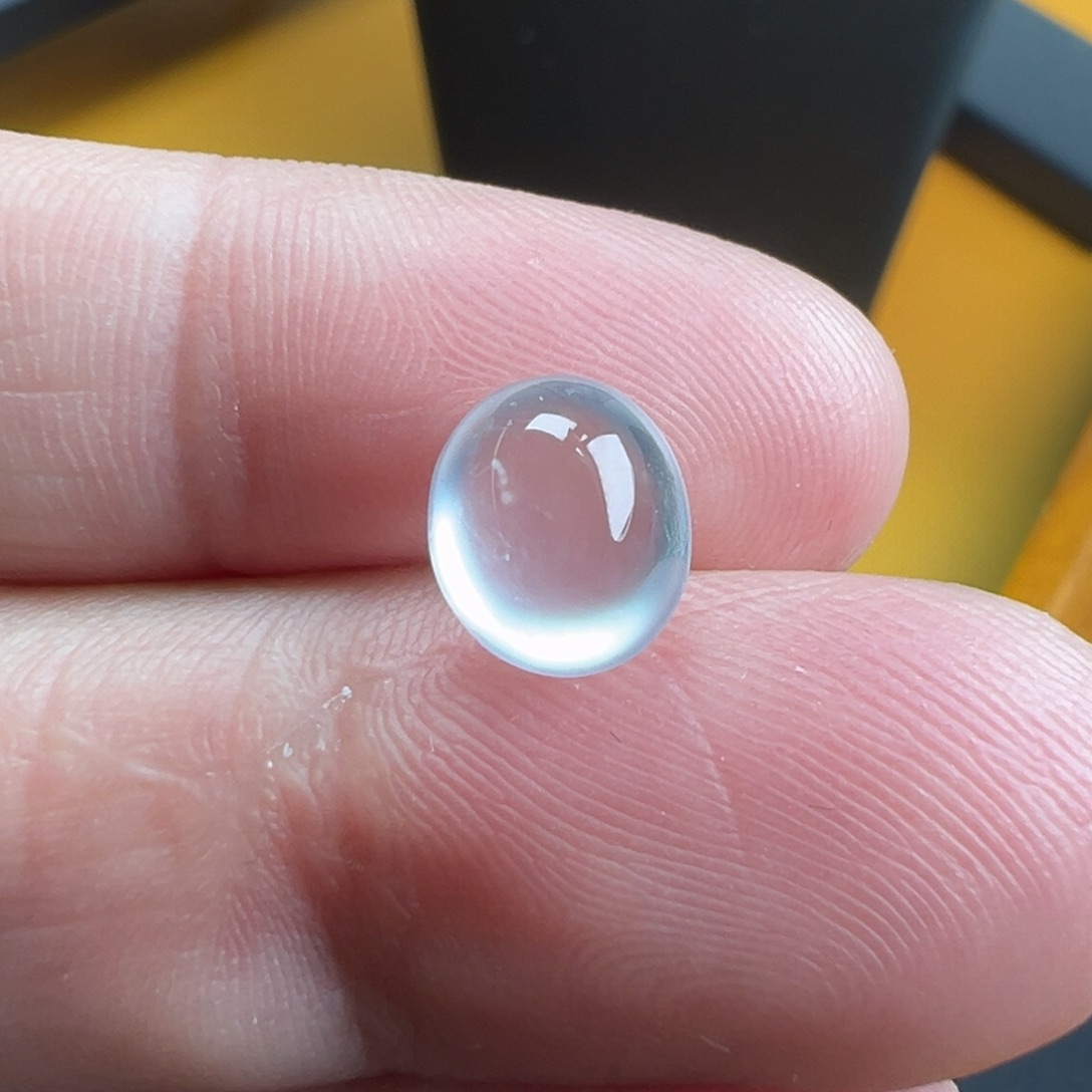 翡翠颈饰未镶嵌蛋面8.6