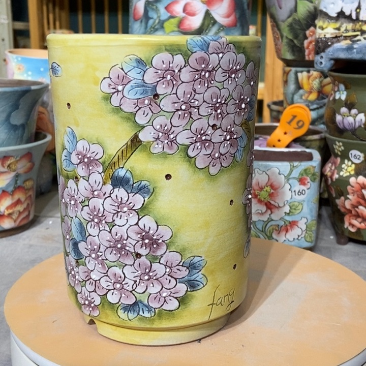 红陶景德镇艺术手绘作品