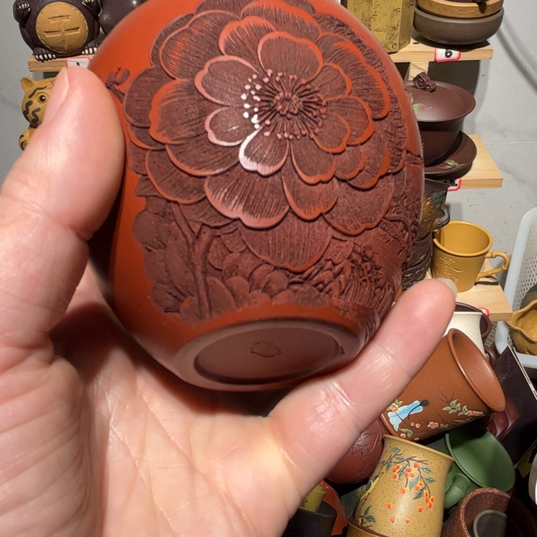 紫砂茶杯宜兴紫砂主人杯