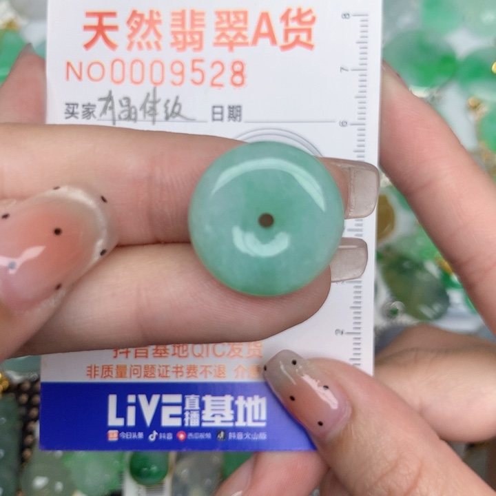 翡翠未镶嵌颈饰扣