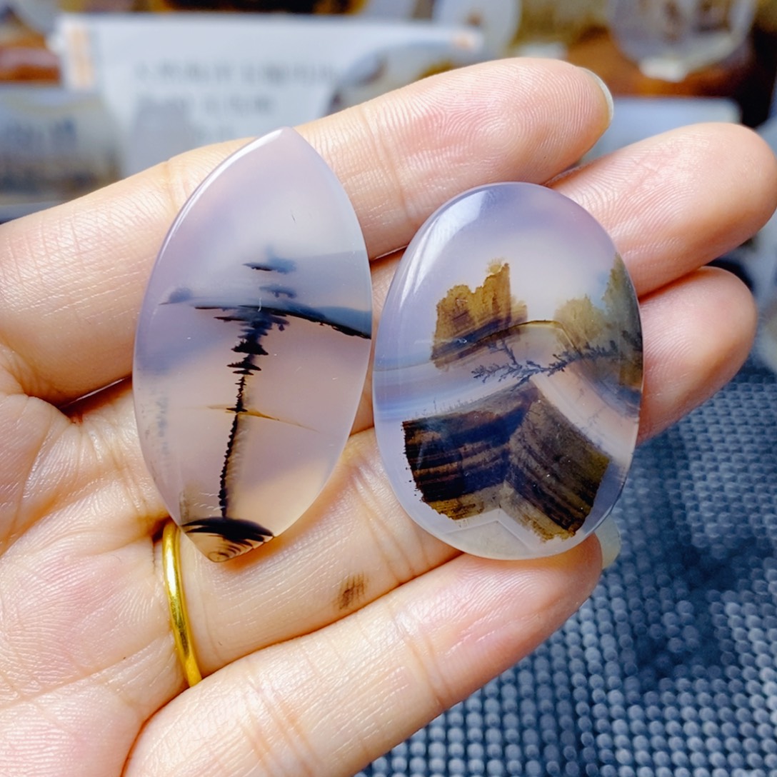 海***洋玛瑙/玉髓未镶嵌珠宝奇石