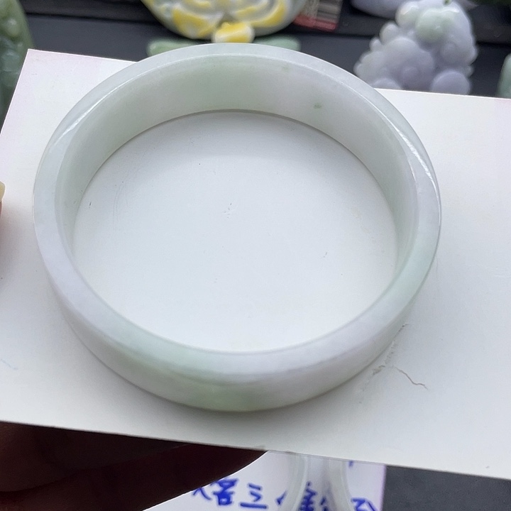 翡翠未镶嵌颈饰天翡翠手镯52.5