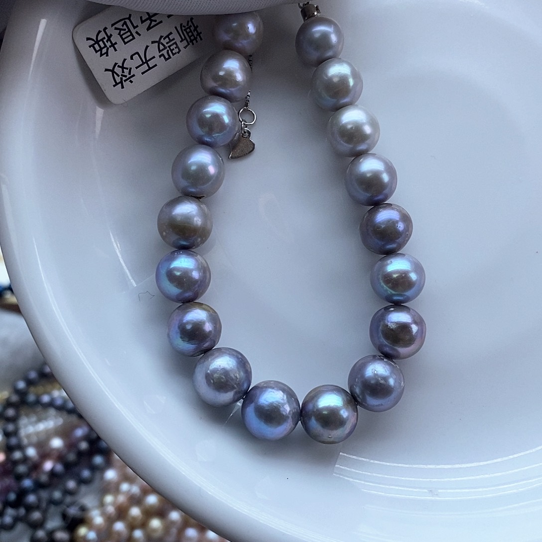 海水珍珠颈饰银S925镶嵌