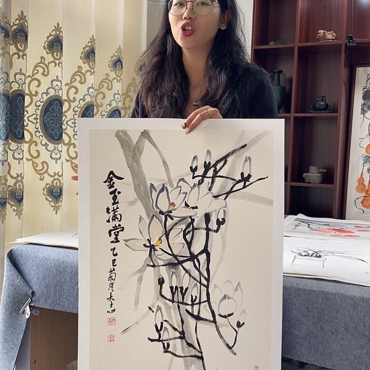 国画纯手绘国画写意作品