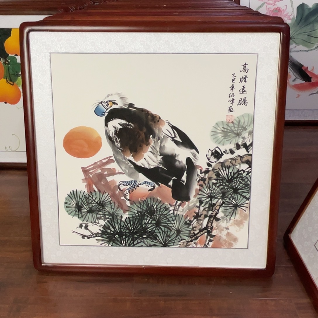 国画带框尺寸63*63厘米