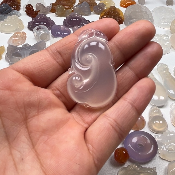 玛瑙/玉髓未镶嵌颈饰