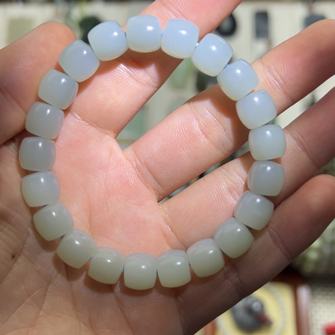 和田玉手串未镶嵌