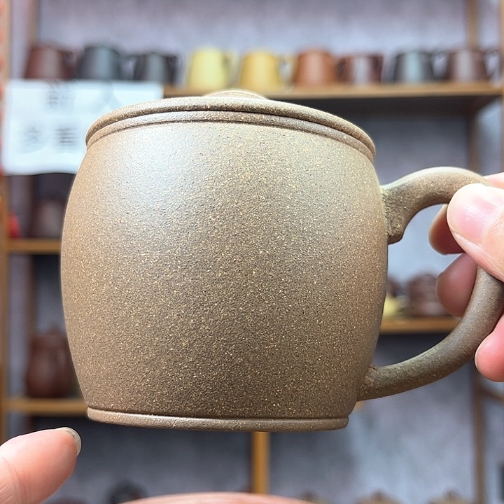 紫砂茶杯原矿紫砂杯