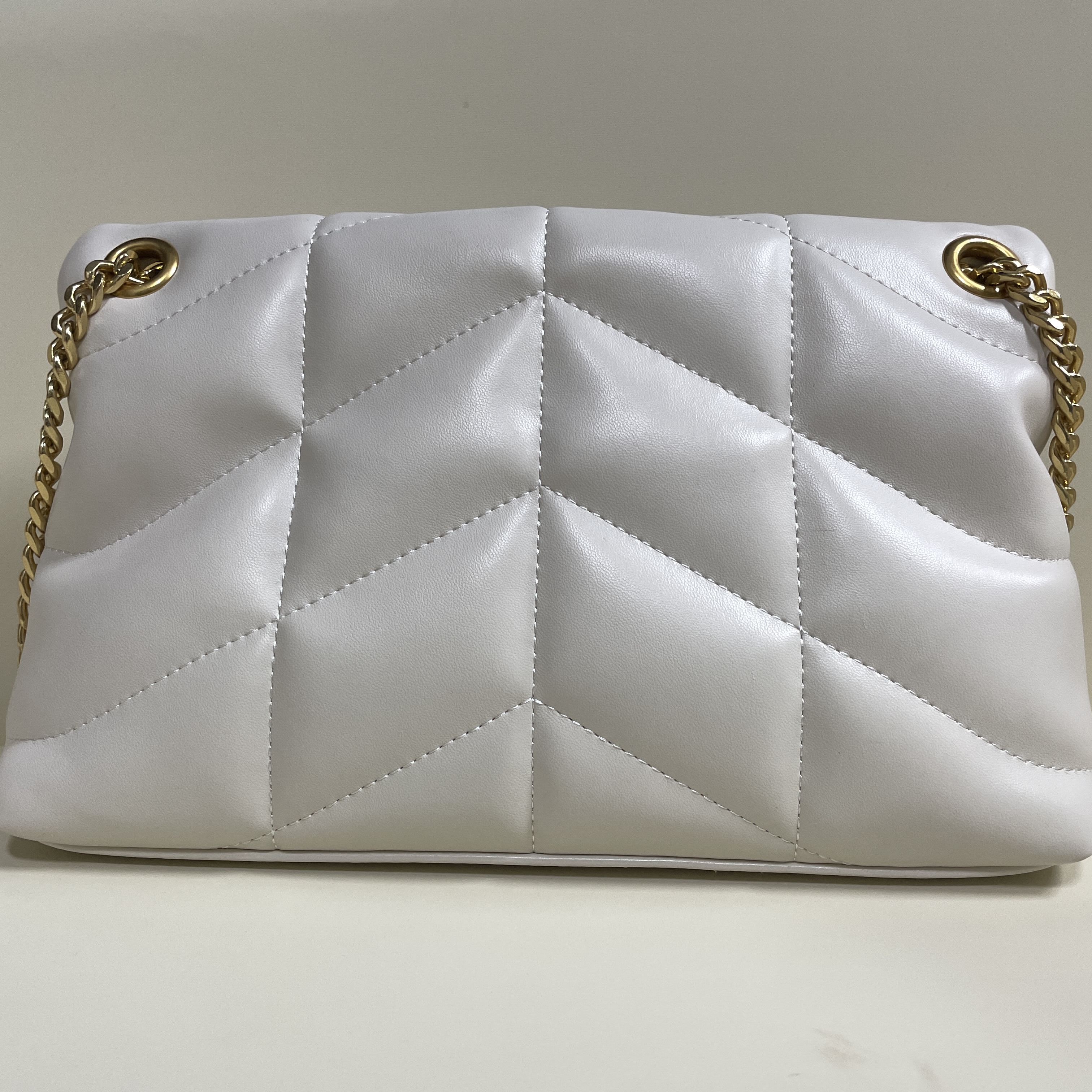 时尚潮流真皮新款女包手提包 10446 白色