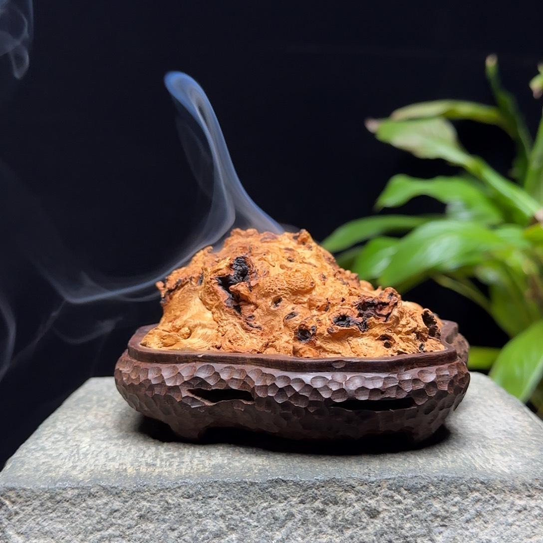 白***黑荔枝木荔枝香炉香炉