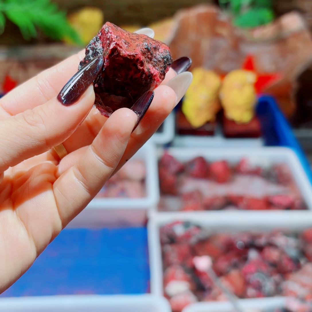 若***&天然辰砂天然朱砂摆件