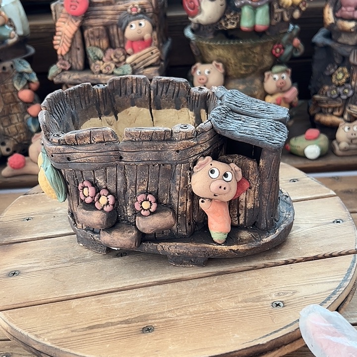 嘻哈多肉花盆百搭