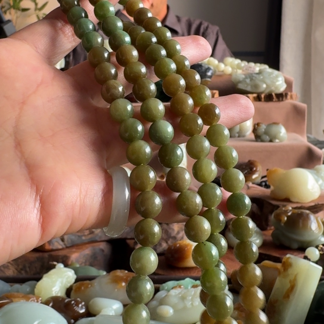 和田玉（糖玉）未镶嵌手链