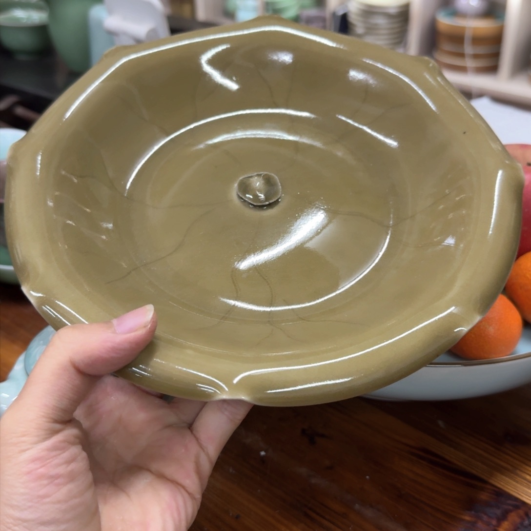 龙泉青瓷茶具微瑕6660