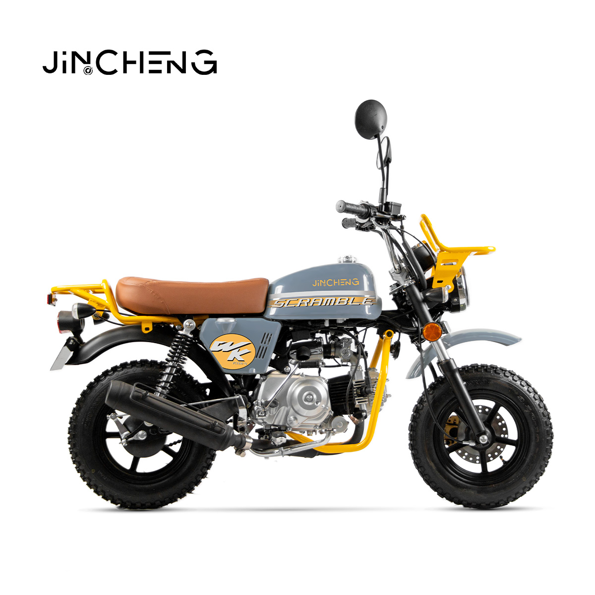 金城JC110-Q悟空摩旅款复古mini迷你电喷风冷小摩托自动离合