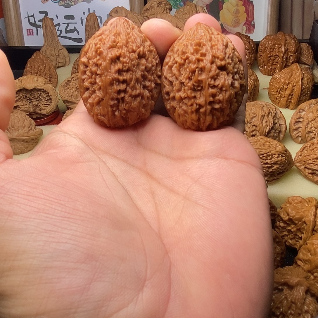 文玩核桃把件蒜头