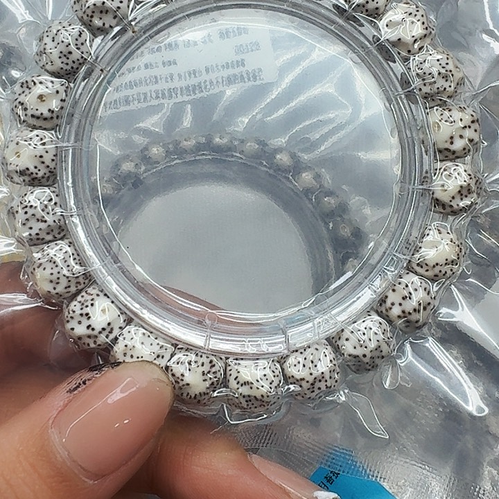 星月菩提手串467卓越白星月菩提无相10单圈