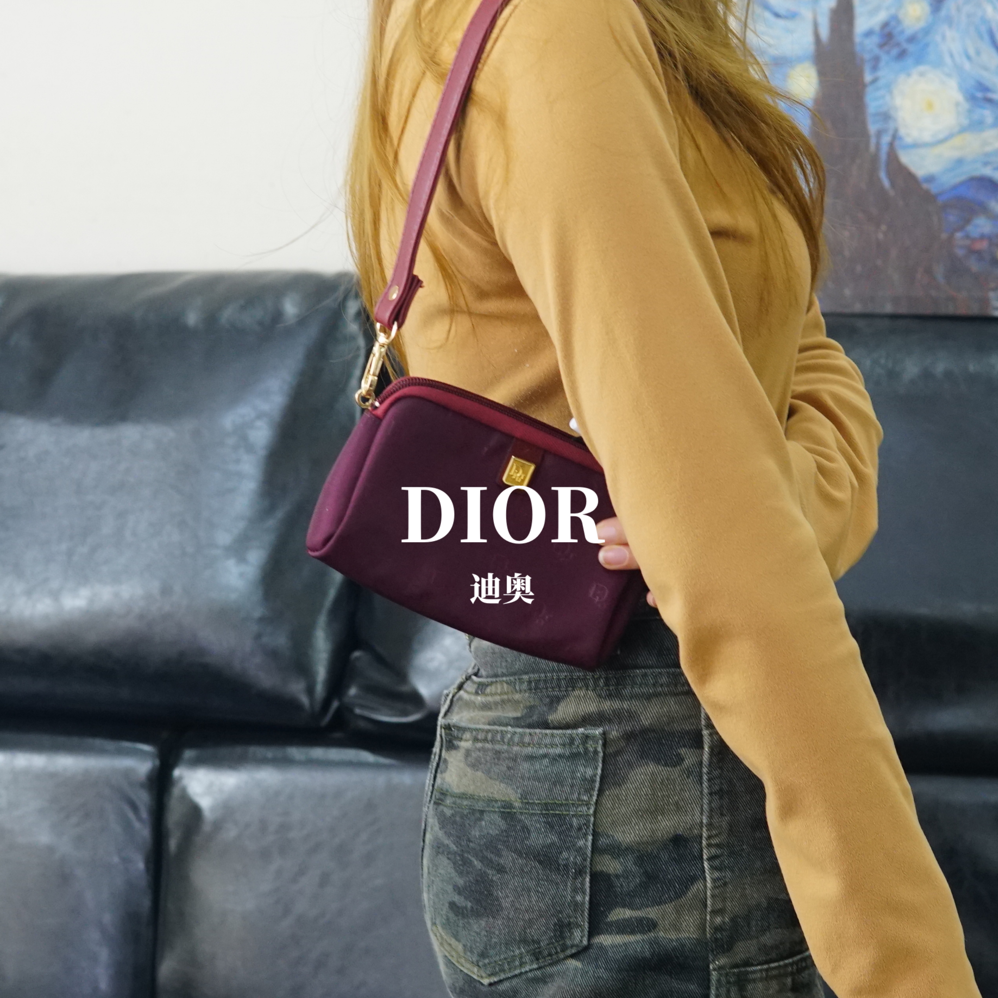 95新 DIOR/迪奥 红色单肩包/ZG02512548/2548