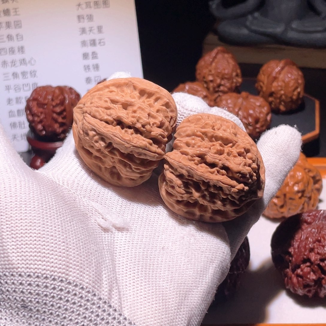 吊坠文玩核桃凹底9219，4343