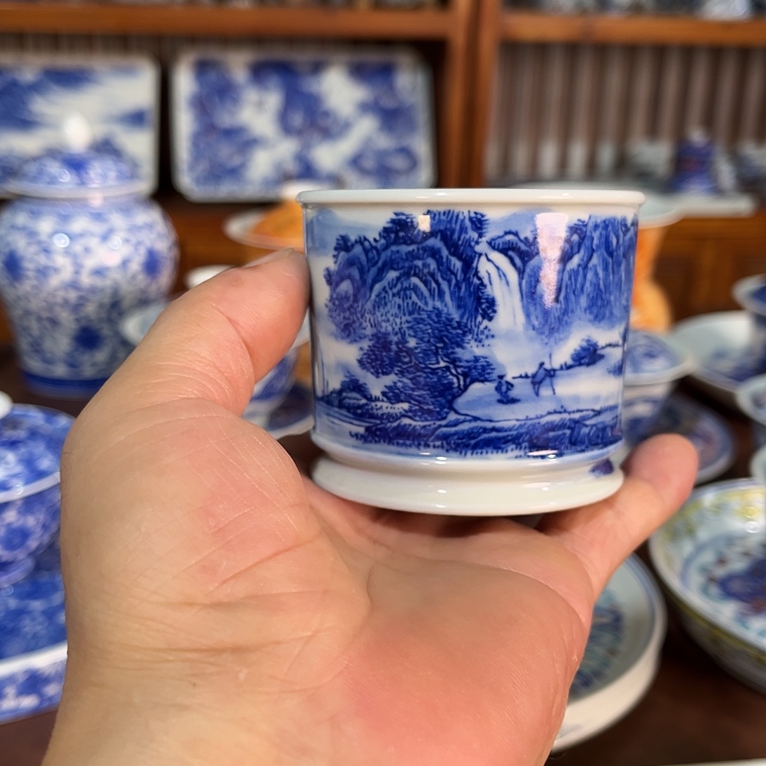 錡镇堂手工手绘绘杯