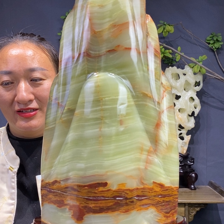 石材精品古青石摆件