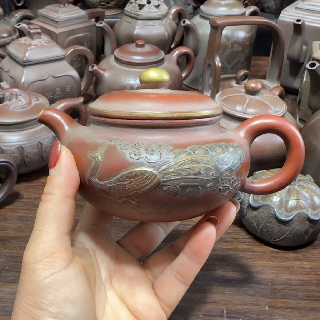 紫砂茶壶束****油紫砂茶具