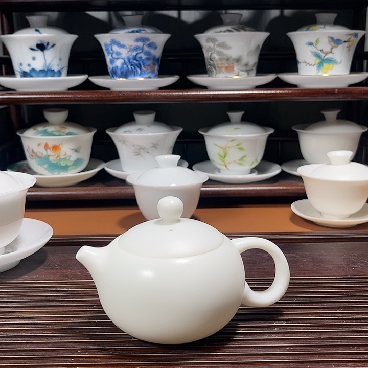 高冰素烧泡茶壶西施壶