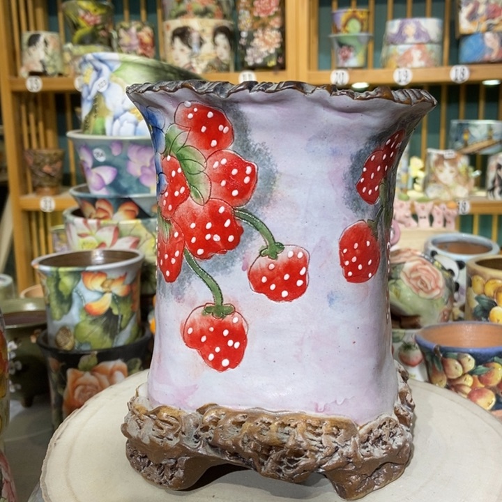 红陶景德镇艺术手绘作品