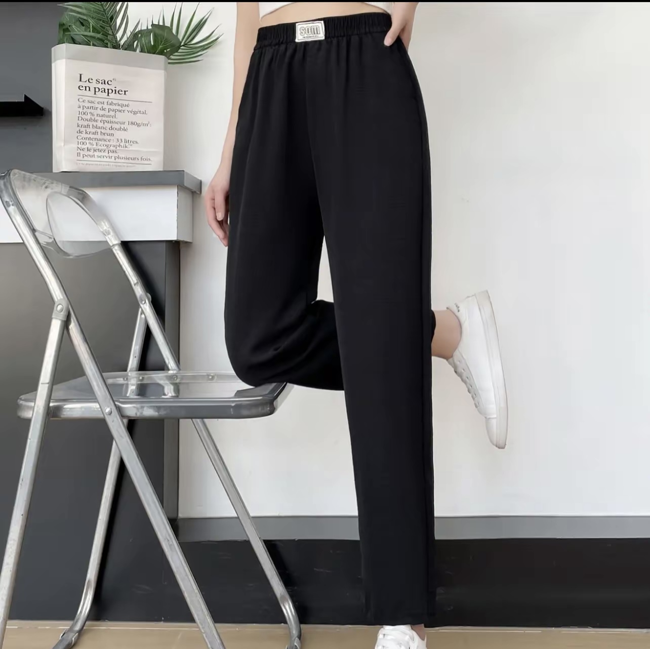 夏季新款百搭凉感时尚垂感哈伦裤6-25