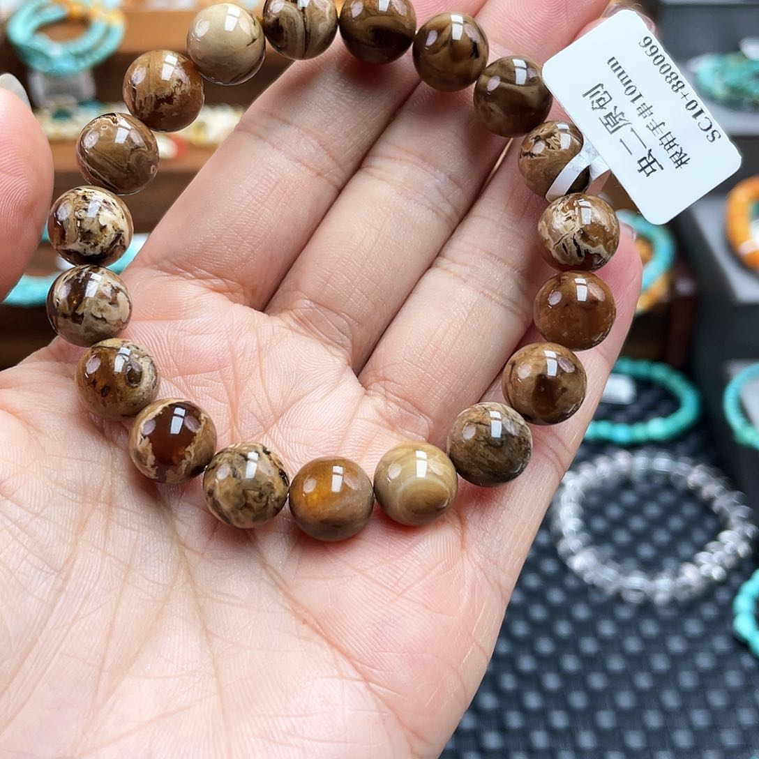 琥珀手链未镶嵌手串10