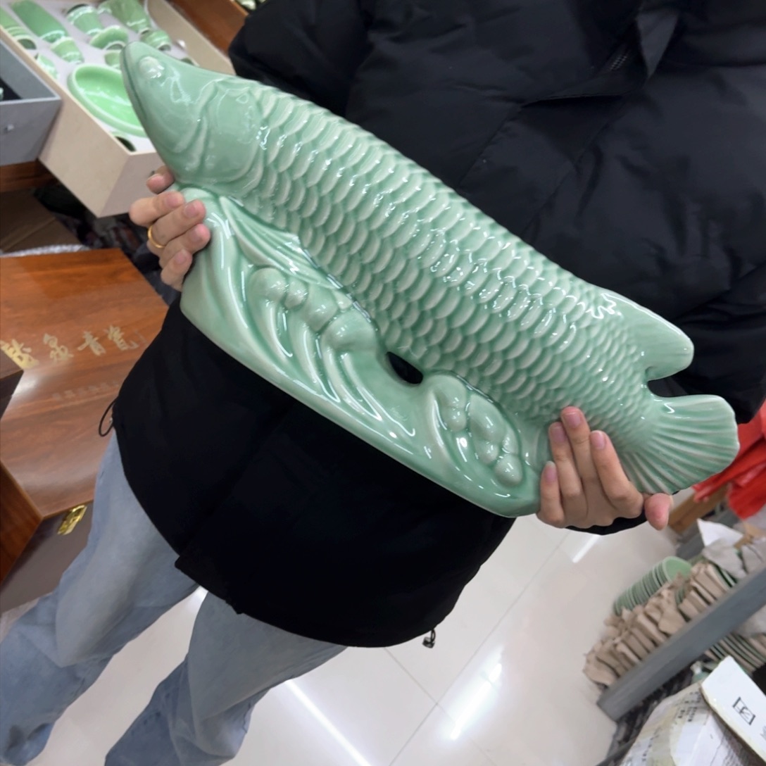 龙泉青瓷茶具微瑕6617